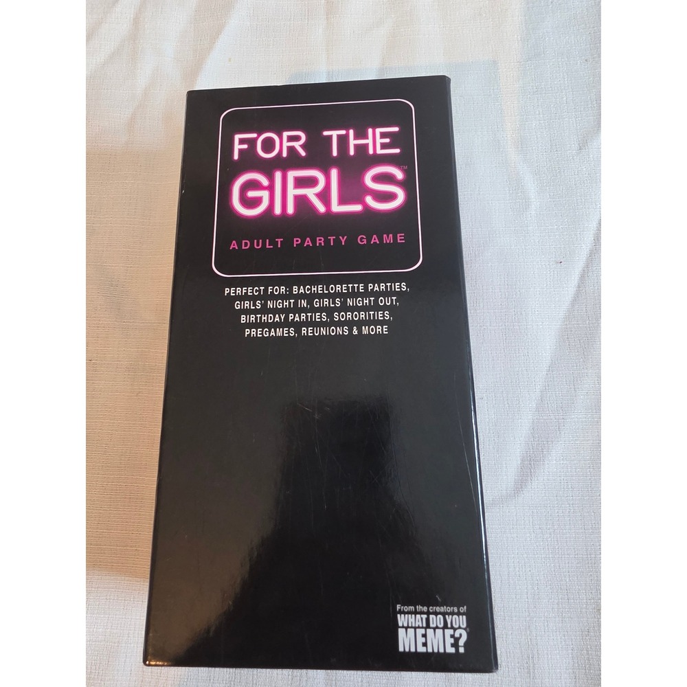 For The Girls Adult Party Game What Do You Meme Bachelorette Girls Night Out